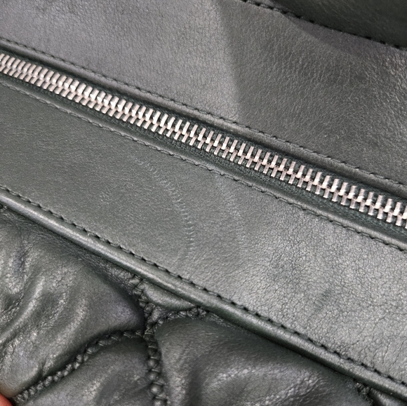 CHANEL Dark Forest Green Quilted Puffer Bowler Bag - Picture 16 of 16